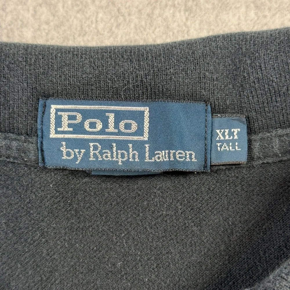 Ralph Lauren Black Polo Shirt XXL Tall‎ - Classic Short Sleeve